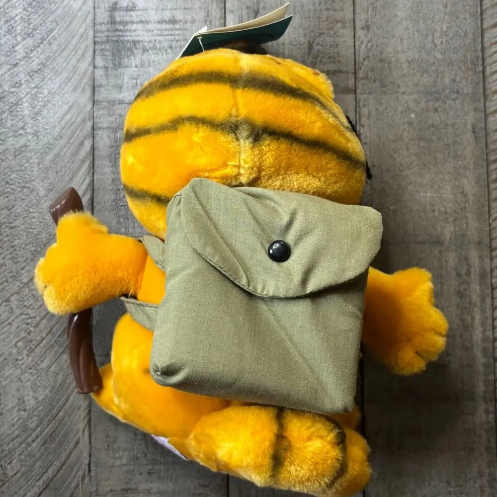 Vintage Dakin Garfield Not a Happy Camper Plush 1978, 1981 New with Tags